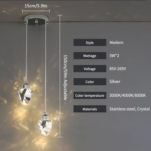 Modern Crystal Pendant Light
