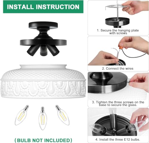 Semi Flush Mount Ceiling Light