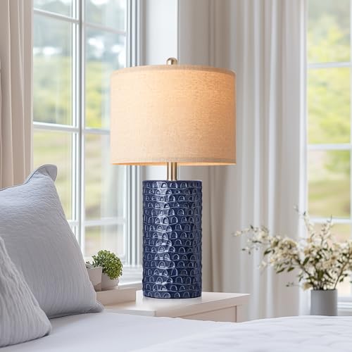 23" Modern Ceramic Table Lamp Set of 2 (2 Count)