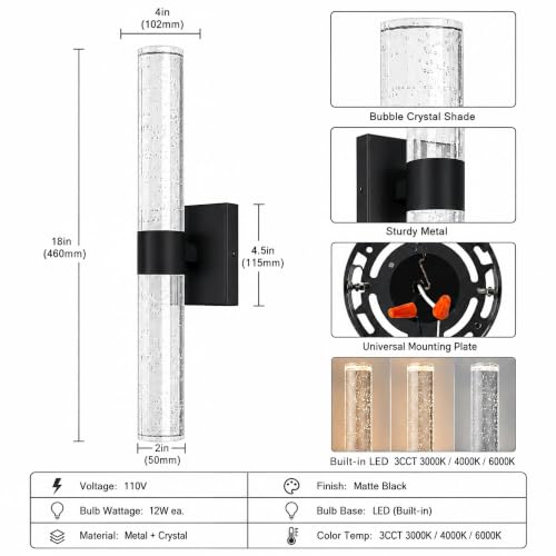 Modern Wall Sconces Set of Two (2 Count)