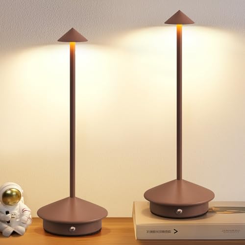 Modern Cordless Table Lamp Set of 2 (2 Count)