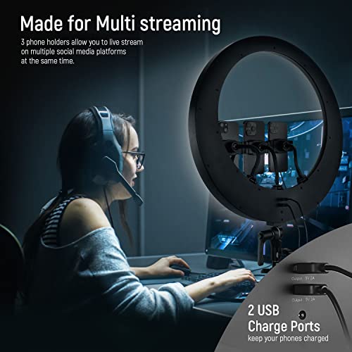 19 inch 2.4G Ring Light with Stand