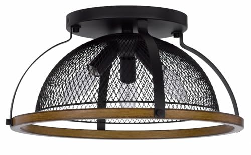 Lighting 60W X 3 Longmont Metal Semi Flush Mount Fixture