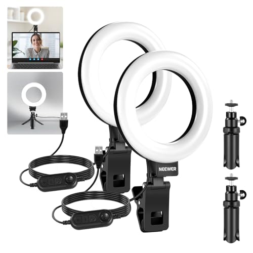 BASICS 5" Ring Light for Video Conference Lighting (2 Count)