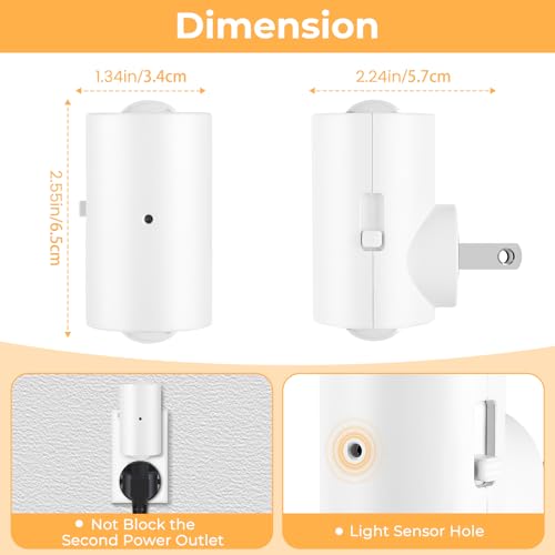 Night Lights Plug into Wall (4 Count)