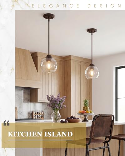 2 Pack Pendant Lights Kitchen Island (2 Count)