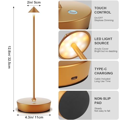 Rechargeable Cordless Table Lamp
