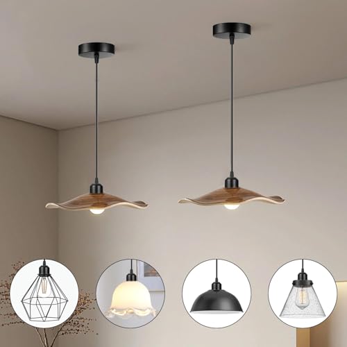 2 Pack Vintage Pendant Light Kit (2 Count)