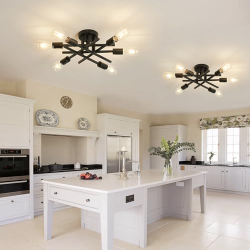 6 Lights Semi Flush Mount Ceiling Light Fixture 2 (2 Count)