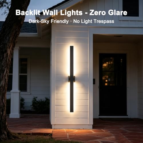 Aluminum 47 in Long Outdoor Wall Light Fixture