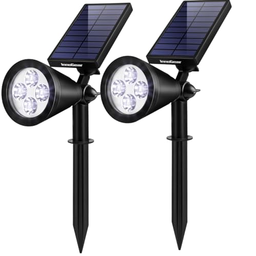 2 Solar Lights Outdoor Spot Garden Yard Landscape Flag (2 Count)