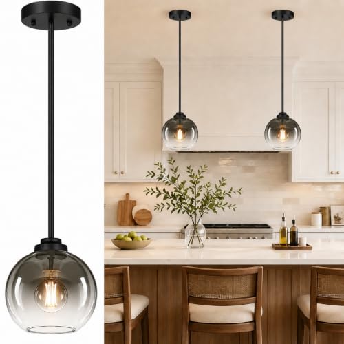 2 Pack Globe Pendant Lights (2 Count)