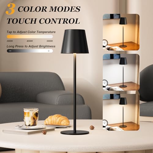 Rechargeable Table Lamp (2 Count)
