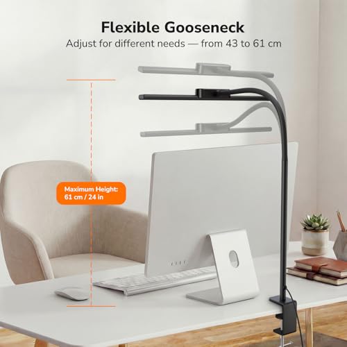 Led Desk Lamp for Home Office (Black)