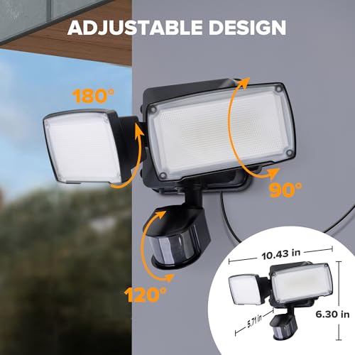 21W Plug in Motion Sensor Light Outdoor