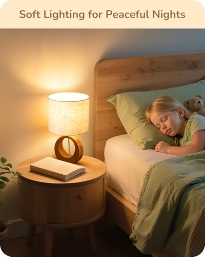 Small Wood Table Lamp