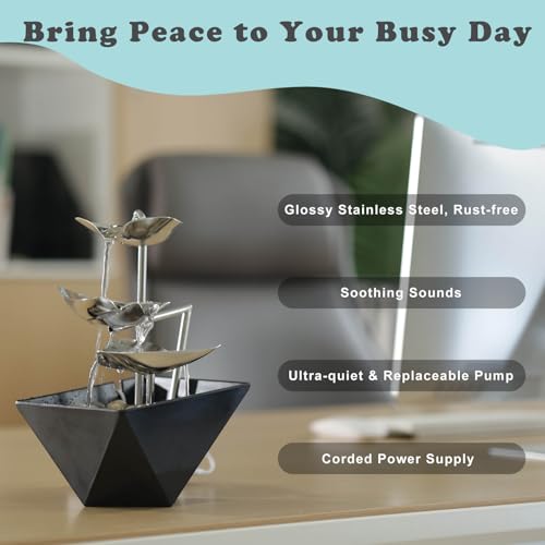 Trilogy Tabletop Fountain with 3