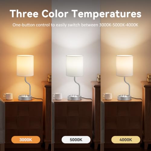 Bedside Lamp for Bedroom Set (2 Count)