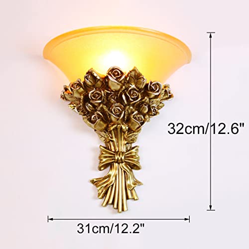 Vintage Wall Sconce Roses 1