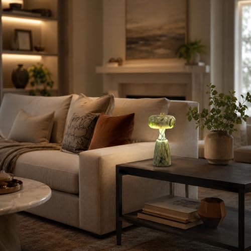 Green Marble Rechargeable Lamp