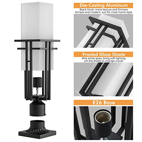 Outdoor Post Light Fixture Aluminum Lamp Posts Outdoor Lighting