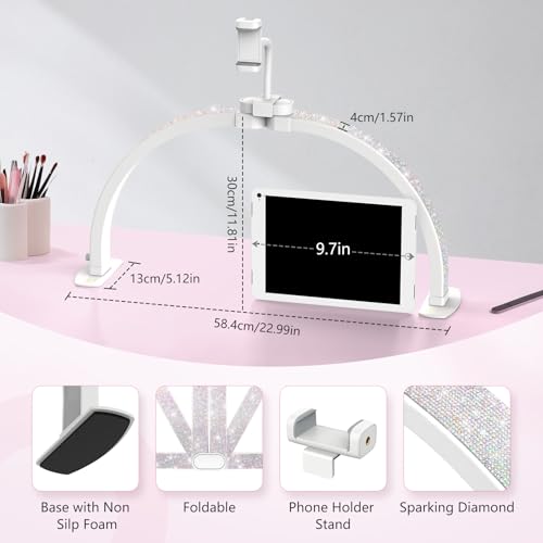 Half Moon Light for Nail Desk