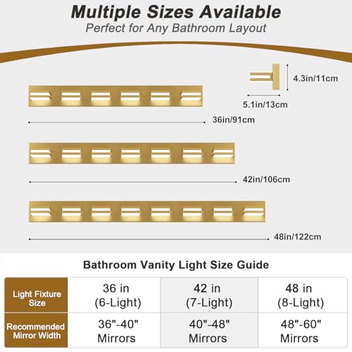 LED Modern Bathroom Lights Fixtures