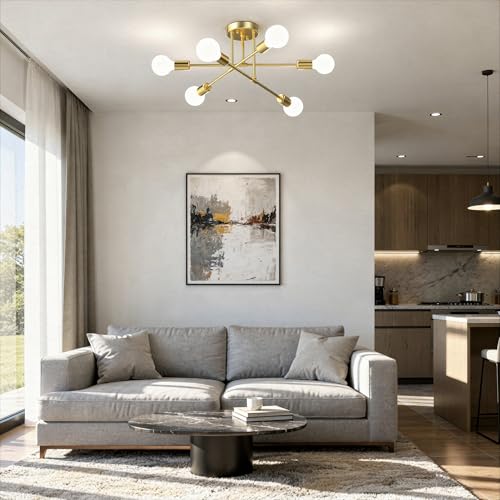 Modern Sputnik Chandelier Ceiling Light Fixtures
