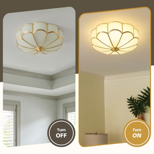 Brass Vintage Gold Ceiling Light
