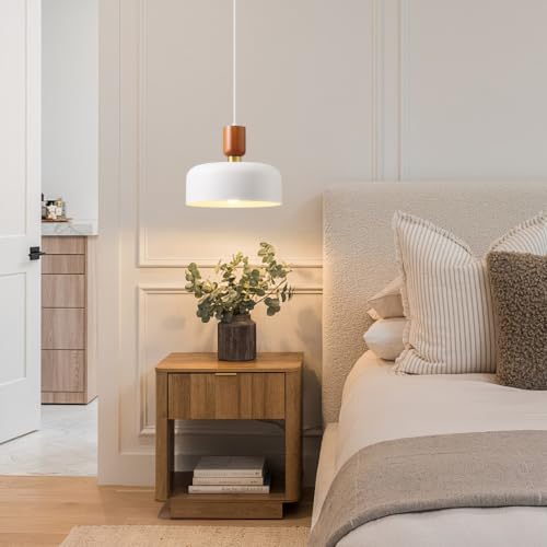 Nordic Sculptural White Pendant Light