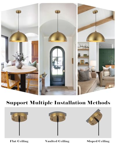 Gold Pendant Light 16 inch