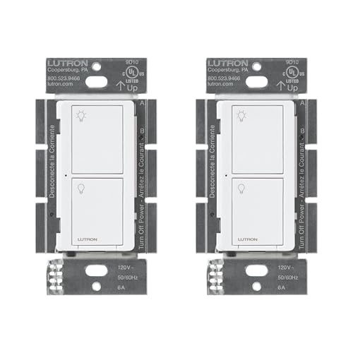 Caseta Smart Light Switch for Lighting and Fans (2 Count)