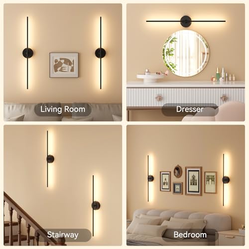Battery Operated Wall Sconces Set of 2 (2 Count)