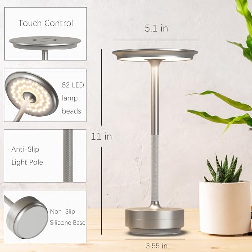 1 Pack Cordless Table Lamps Rechargeable