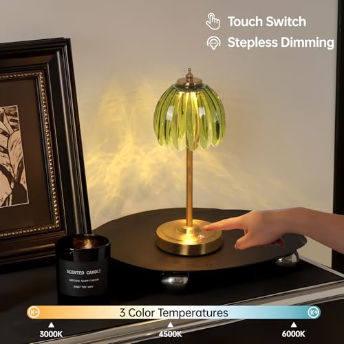 Tulip Table Lamp with 5000mAh Battery & Touch Control