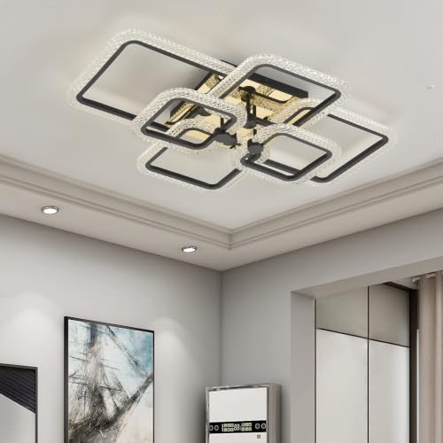 Remote Control Dimmable Square White Acrylic Ceiling Light