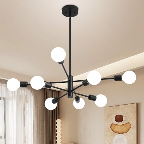 Chandeliers for Dining Room Black 8