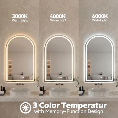 20"x28" LED Bathroom Mirror with Lights