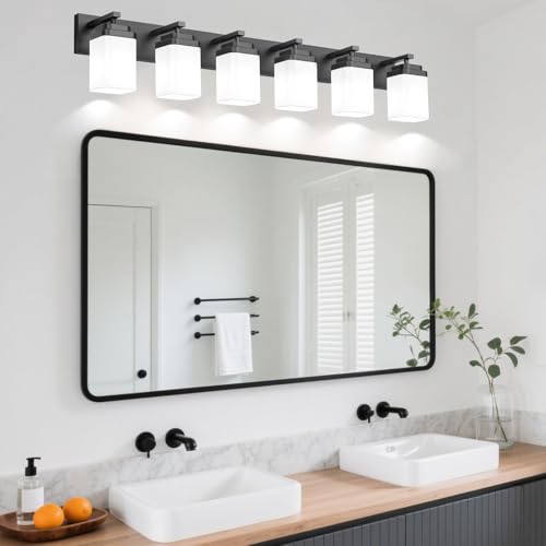 Matte Black Bathroom Light Fixtures