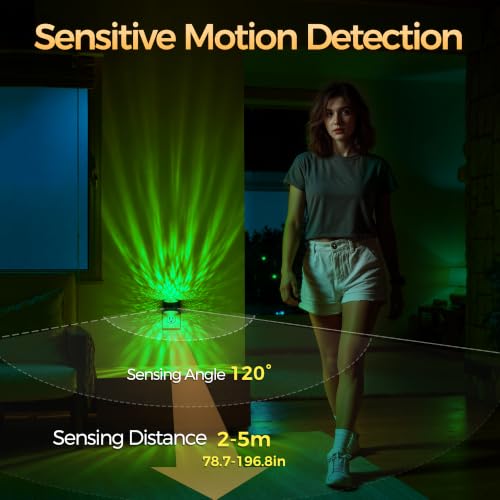 Motion Sensor Night Light Projector