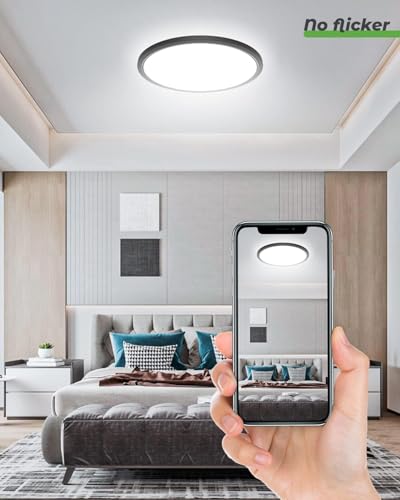 4Pack 16.5 Inch LED Ceiling Light Flush Mount (4 Count)