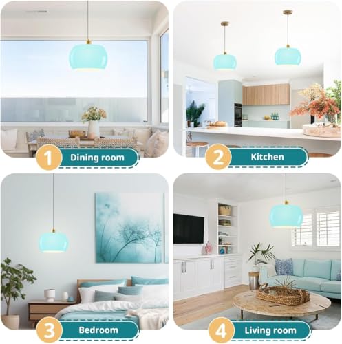 Globe Pendant Lighting Milk Glass Pendant Light Kitchen Island Hand Blown 1