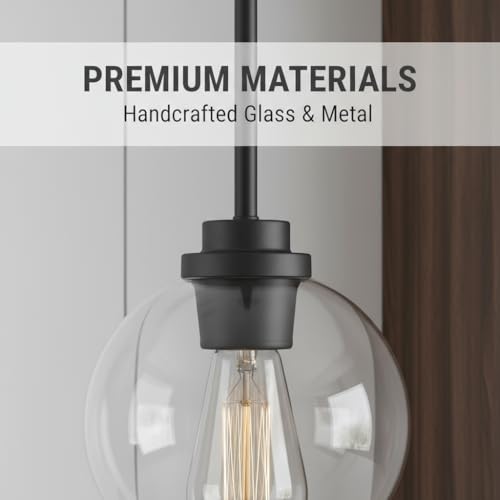 Black Globe Pendant Light