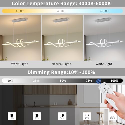Modern LED Pendant Lights Kitchen Island