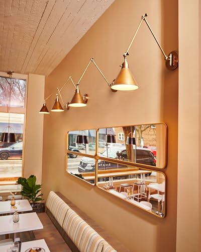 Arti Medium Long Swing Arm Single Light Wall Sconce