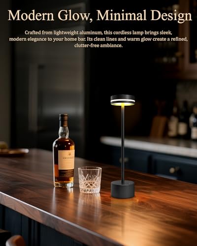 2 Pack LED Cordless Table Lamp Rechargeable (2 Count)