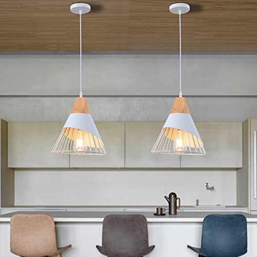 White Pendant Lights Kitchen Island