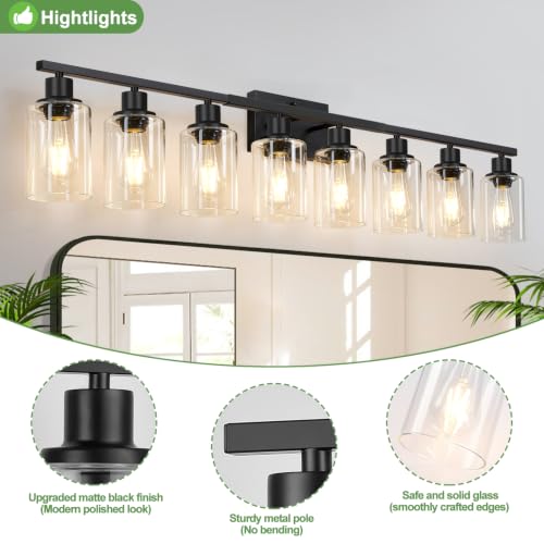 8 Light Bathroom Light Fixtures
