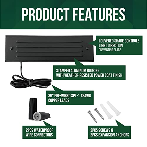 Low Voltage LED Step Lights (2 Count)