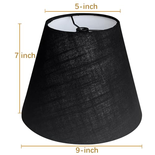 Black lamp shade